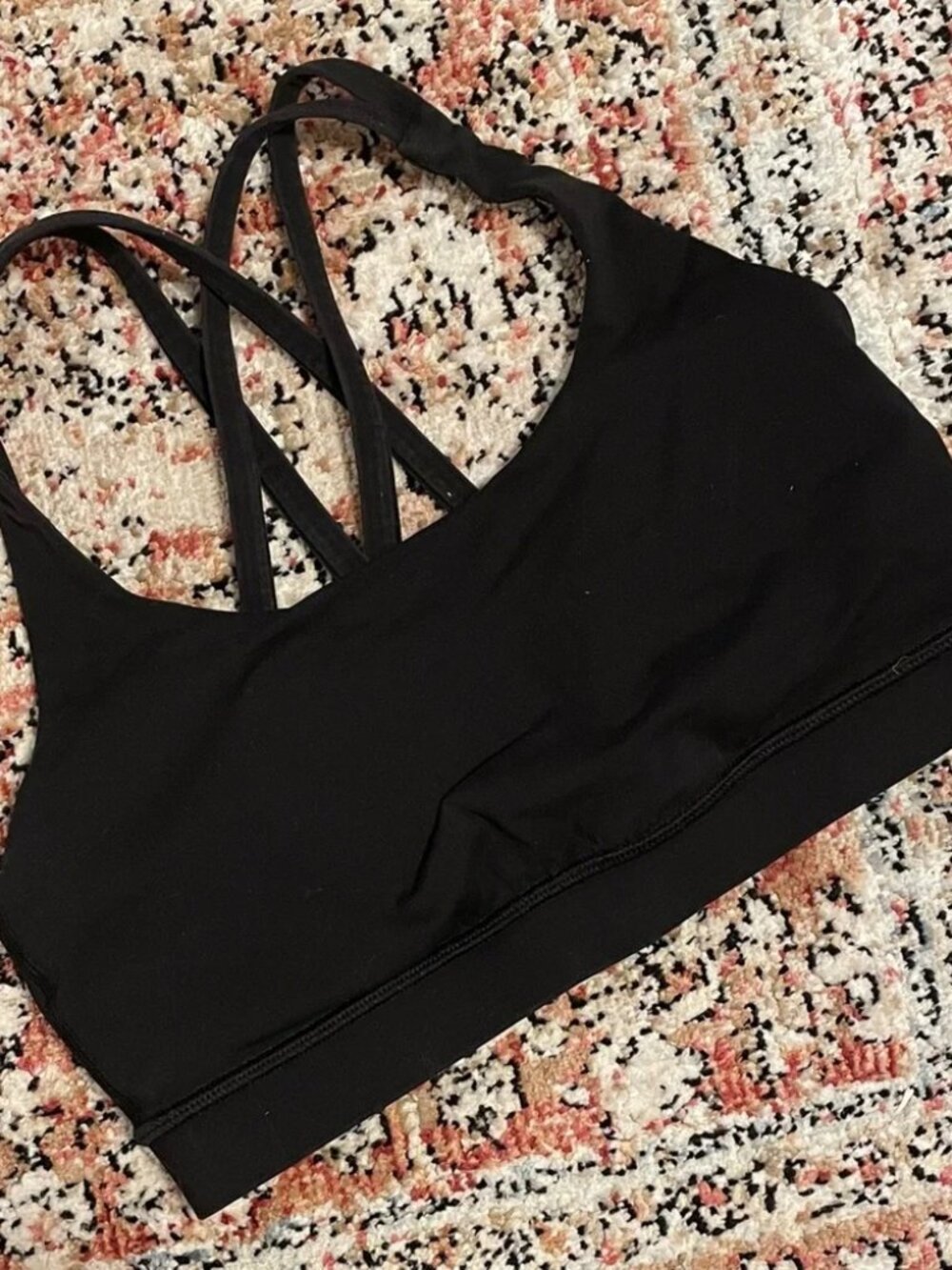 LULULEMON energy sports bra black